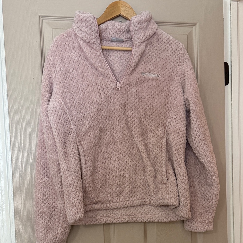 Columbia Soft Pink Fleece Pullover